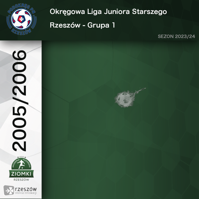 Okręgowa Liga Juniora Starszego - Rzeszów Gr 1