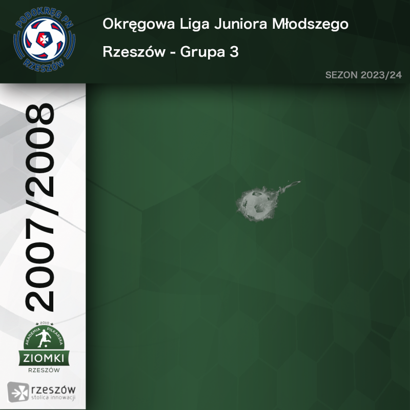 Okręgowa Liga Juniora Młodszego - Rzeszów Gr 3