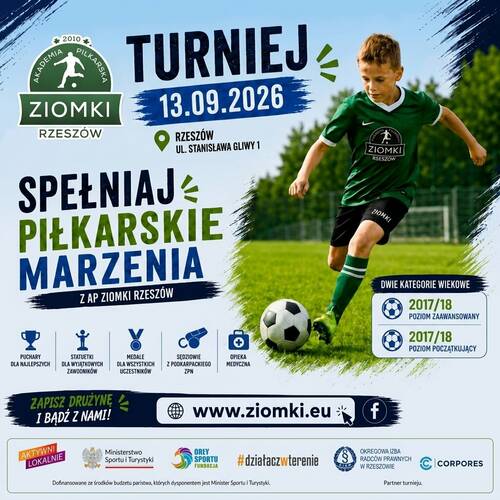 Spełniaj piłkarskie marzenia z AP Ziomki Rzeszów