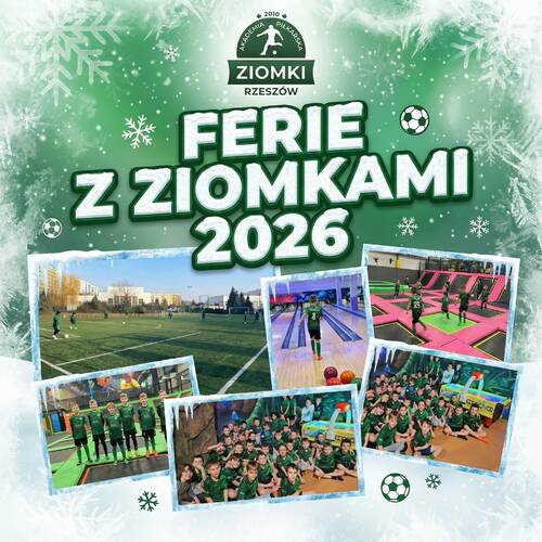 Półkolonie Piłkarskie Rzeszów 2026 - Ferie z Ziomkami ⚽