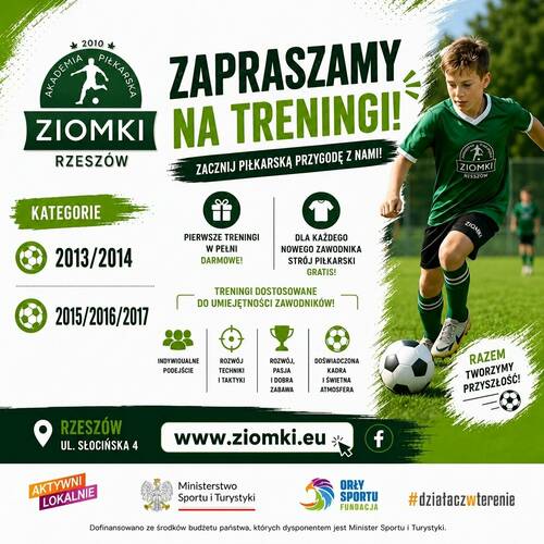 ⚽ DOŁĄCZ DO AP ZIOMKI RZESZÓW! ⚽