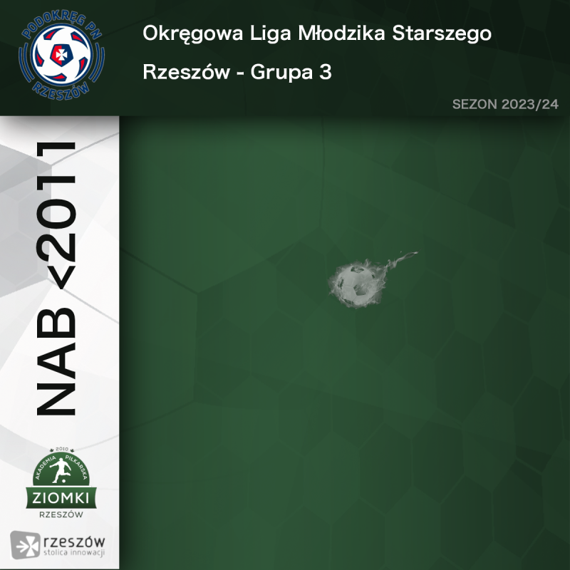 Okręgowa Liga Młodzika Starszego - Rzeszów Gr 3