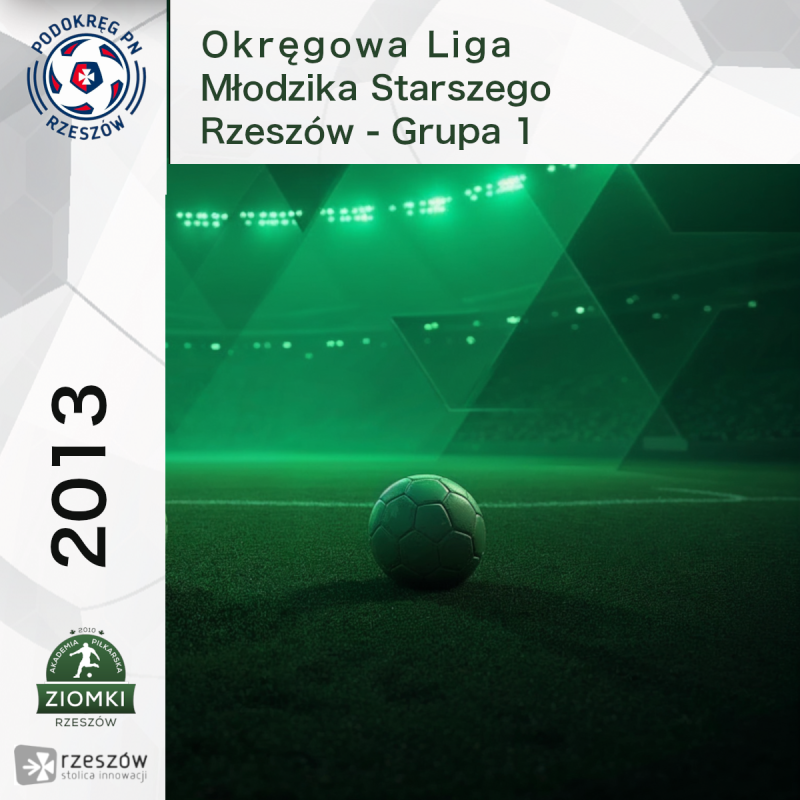 Okręgowa Liga Młodzika Starszego Rzeszów - Grupa 1 - Jesień 2025