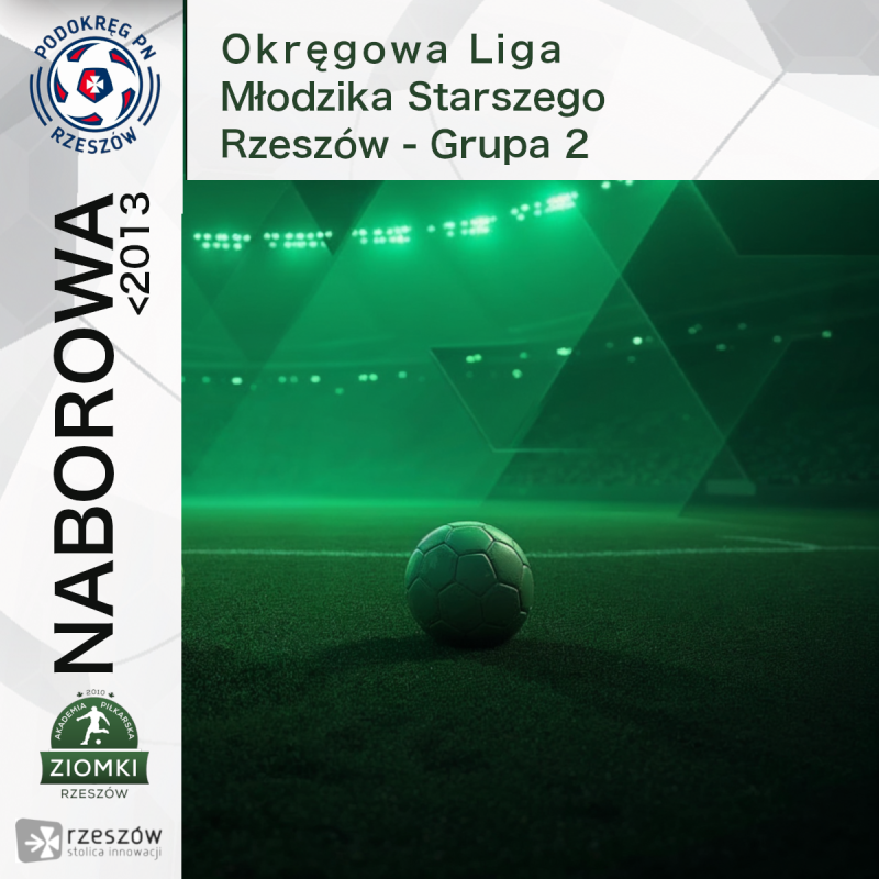  Okręgowa Liga Młodzika Starszego Rzeszów - Grupa 2 - Jesień 2025