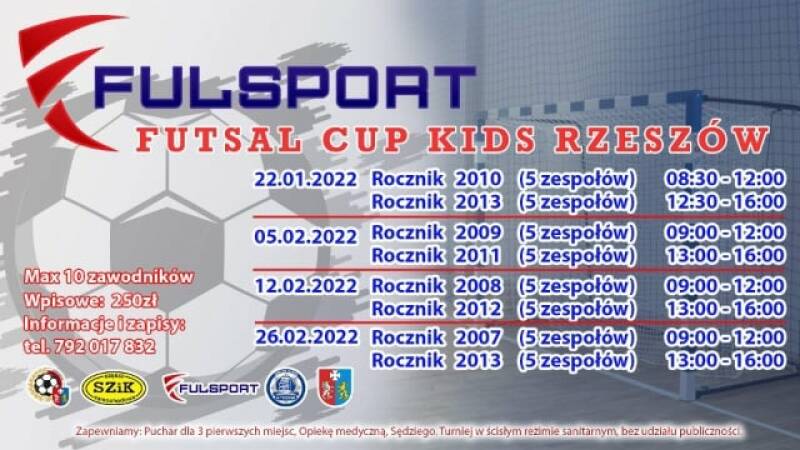 Futsal Cup Kids Rzeszów - rocznik 2012