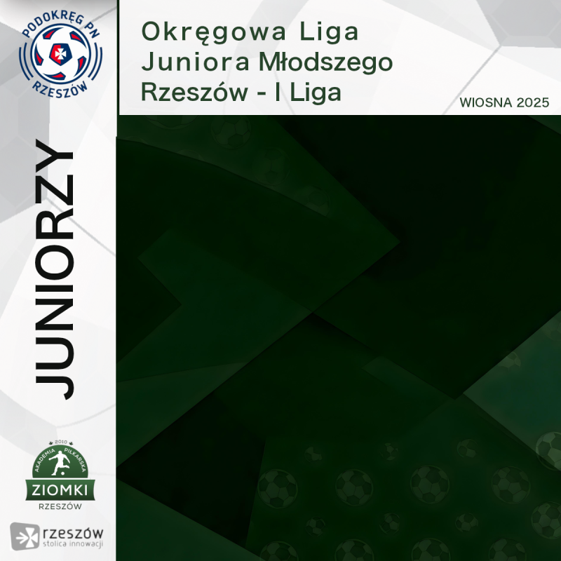 Okręgowa Liga Juniora Młodszego  - Rzeszów I Liga - Wiosna 2025
