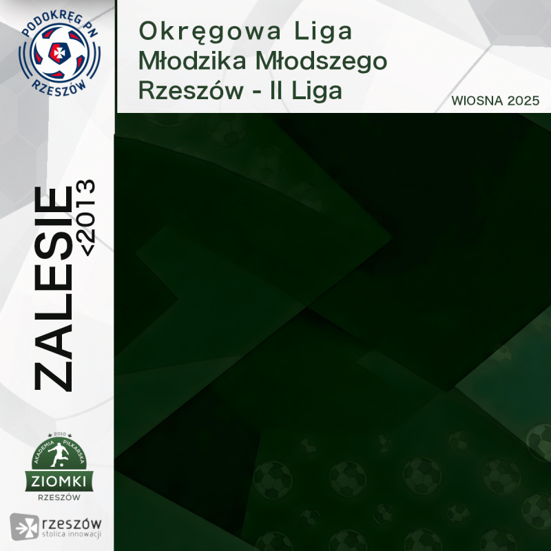 Okręgowa Liga Młodzika Młodszego - Rzeszów - II liga - Wiosna 2025